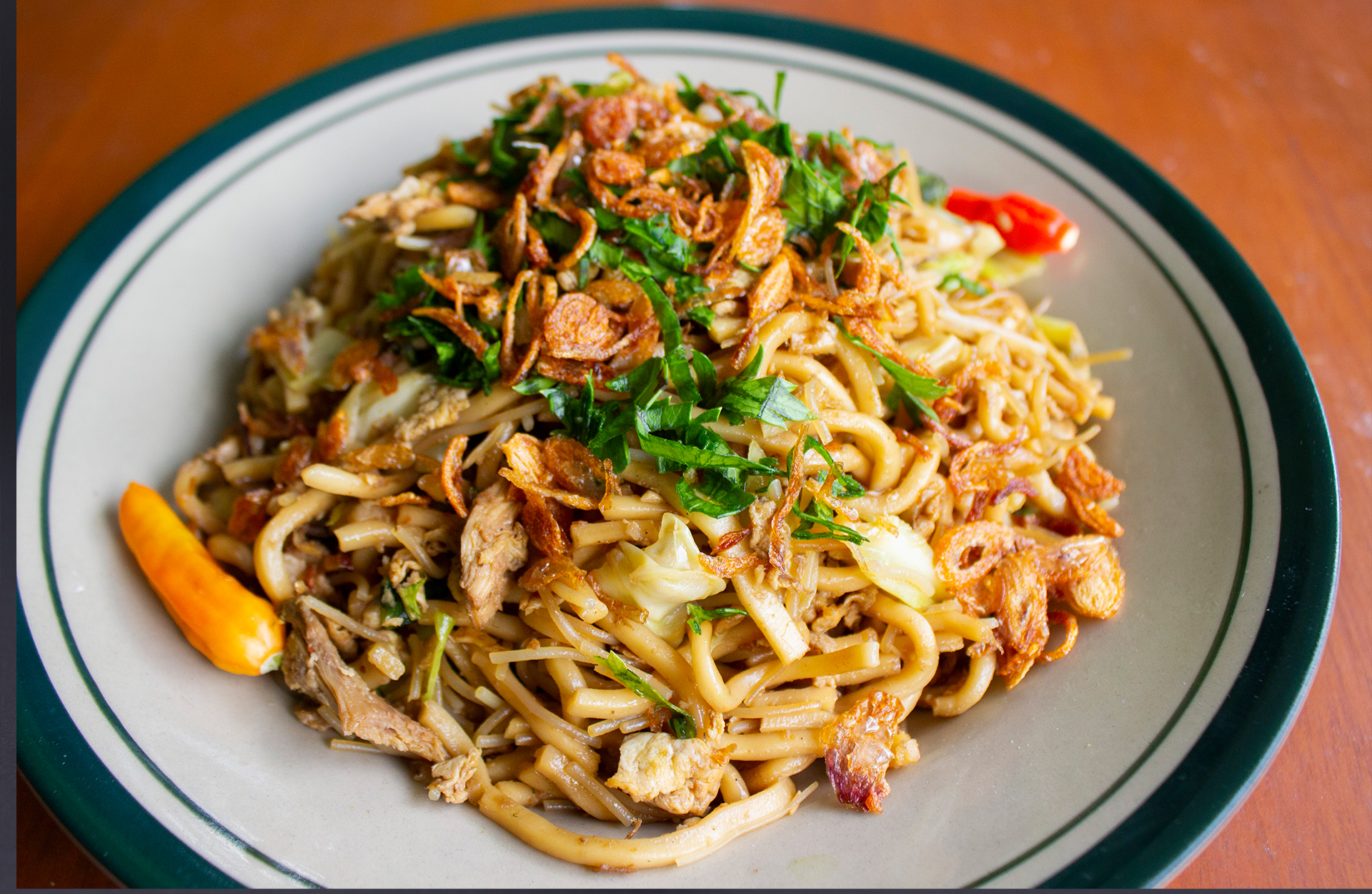 Stir-fried Noodles with Fried Shallots