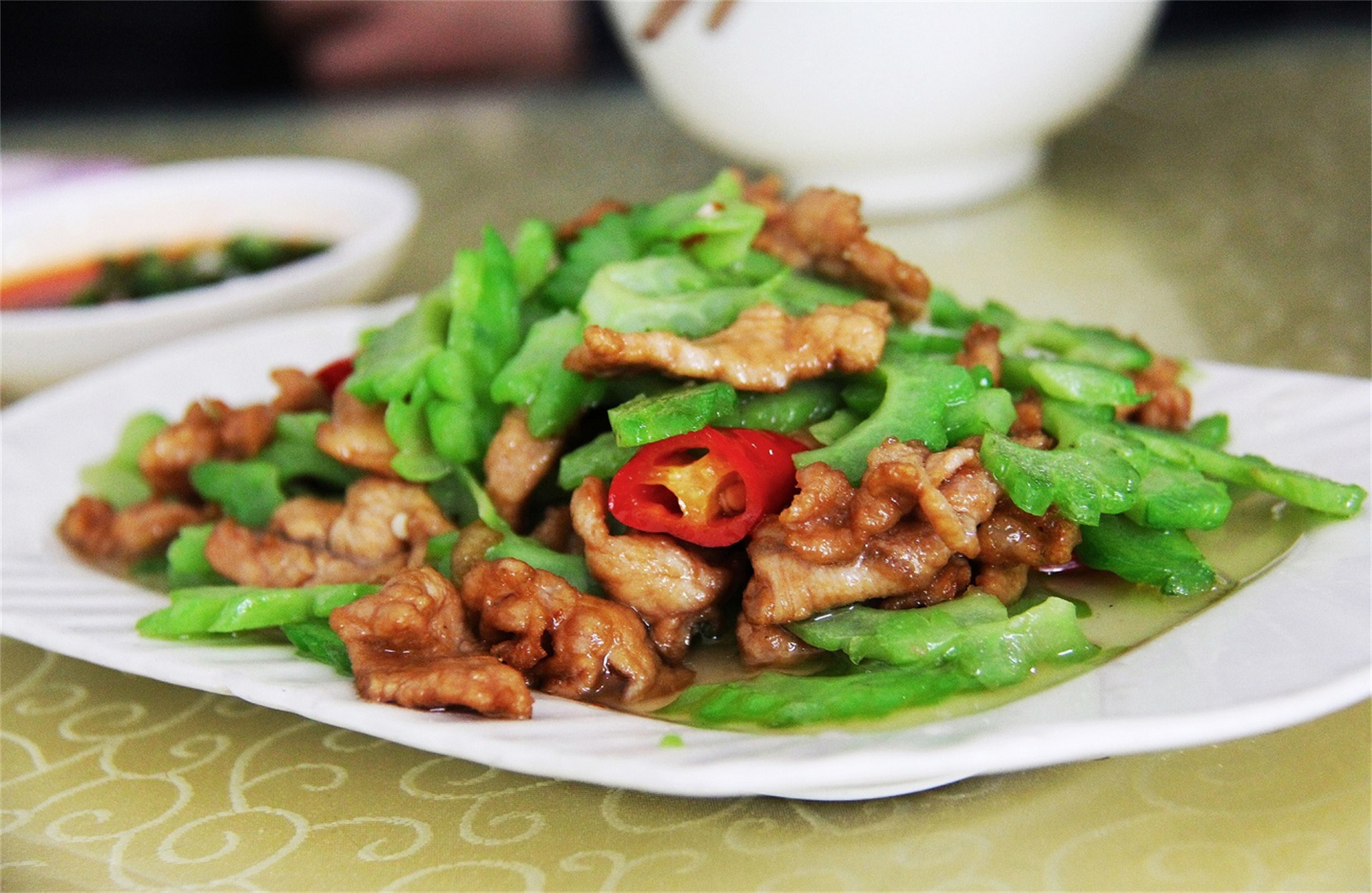 Stir-fried Pork with Bitter Melon